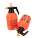 Bingyu watering can, flower watering can, sprayer, push-type watering can, gardening watering can, watering can, orange 2L (2 pieces)