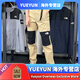 The North FaceNorth Face embroidered work pants for men and women loose couple casual trousers outdoor sports fashion sweatpants Military green L (embroidered style) All size