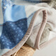Fu Anna single layer flannel blanket, elegant style 100*150cm