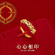 Money in Hand Ring Simulation Golden Ring Ring for Women, Time to Run Hand Jewelry Fashionable and Simple Gift for Girlfriend Money in Hand Ring