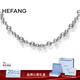 HEFANG He Fang Jewelry Bubble Nebula Necklace Clavicle Chain Light Luxurious and High-Level Women's Birthday Gift for Girlfriend Galaxy Gray