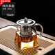 Fat Donglai household filter teapot thickened teapot high temperature resistant glass flower teapot teapot function upgraded thickened - 550ml