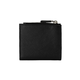 PRADA metal triangle logo calfskin card holder regular men's black gift bag (basic + original handbag)