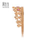 Chow Sang Sang VA Laurel Crown Ruby Diamond Ring Women's Rose Gold Color Gold K Gold Ring 91267R 11 Circles