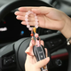 Yusenyi car keychain women's high-end car key pendant Bodhi key pendant Mercedes-Benz and BMW exquisite and trendy 16-Toyota Alphard/Wilfa/Land Cruiser/Pula