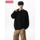 JASONWOOD American Henry Collar Sweater Men's Winter Solid Color Lazy Style Sweater Trendy Brand Cleanfit Loose Dark Gray High Quality M 160-170CM 95-110Jin Jin is equal to 0.5 kg