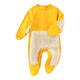 Herbst und Winter Kinder Baby Overall aus reiner Baumwolle langärmelige Strampler Kleidung Overall Kleidung Pyjamas gelb Hand und Fuß 80 cm