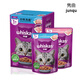 Whiskas Miaoxian Pack 85g*24 packs of cat food Vikas ocean fish tuna canned cat snacks wet food for adult cats 12 packs of ocean fish + 12 packs of tuna 85g