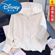 Disney 2025 New Style Children's Skin Clothing Lightweight and Breathable Little Girl Ice Silk Summer Clothes Girls Sun Protection Clothes Jacket White 160