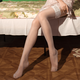 SUGAR 5D lace high stockings, silky and sexy white stockings, snow mountain white main color M, suitable for 155-175cm leg circumference 50cm