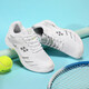 New men's shoes, badminton shoes, men's and women's wide-last Oxford-soled tennis shoes, non-slip, breathable, youth sports, 728 white powder, normal size 42