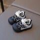 Tyrannis recommended by Yangma 2025 Spring and Autumn New Infant Breathable Boys Functional Shoes 0-1 Years Old 3 Soft Sole Non-Slip School Black 25_Inner Length 15cm