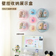 GOTO wall-mounted display stand Bubble Mart Macaron Labubu wall-mounted display box new product transparent color round wall hanging without punching