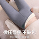 Langsha lamb velvet pure cotton leggings for women winter 2025 new outer wear plus velvet thickened high waist slimming warm cotton pants