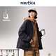 Nautica white sail CityBoy Luya Series Japanese unisex outdoor reversible loose cotton jacket JW5348 Navy 41C M