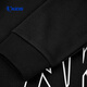 Jordan boys and girls fleece sweatshirt children's winter long-sleeved T-shirt round neck knitted children's clothing black 165