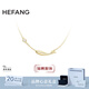 HEFANG He Fang Jewelry Koi K Gold Necklace Elegant Clavicle Chain Light Luxury High-end Birthday Gift for Girlfriend Gold