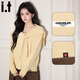 CHOCOOLATE it women's trendy brand temperament shawl sweater knitted cardigan for women 2025 autumn and winter popular loose casual top yellow one size
