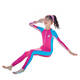 Nanbomaru children's swimsuit one-piece boxer long-sleeved trousers, sun protection, conservative, sports for small, medium and large children, new hot spring swimwear, rose red swimming goggles_nose clip earplugs M L (recommended height 100-110c weight 30-40Jin Jin equals 0.5 kg)