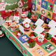 24-frame Christmas hole-in-the-wall countdown calendar, blind box Santa Claus ornaments, children's lottery toys, holiday gifts, 24-frame Christmas hole-in-the-wall 2 boxes
