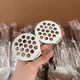 Yusenyi walnut mashed stainless steel press masher artifact potato masher 316 tools egg non-staple food masher masher 316 steel potato press two packs 316ml 316 steel potato press two packs