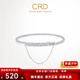 CRD Ke Laidi spot sparkling pt950 platinum explosive elastic bead bracelet live bracelet gift for women 3.30g