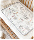 Baby changing pad waterproof and washable cotton surface newborn baby large size sheet breathable aunt care pad Circus - skin-friendly combed cotton (recommended to prepare 2-3 for easy replacement and washing) 60x120cm