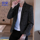 ROMON suit men's small suit jacket men's autumn and winter casual business formal wear young and middle-aged dad's single suit dress