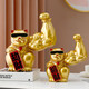 Kirin Arm Robbery Cat Ornament Muscular Big Arm Cat Big Arm Front Open Golden Cat Standard Edition (Dual-brand Gift Box)