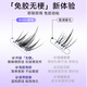 BHBN false eyelashes glue-free self-adhesive natural simulation 2025 new rich daughter's eyelashes swollen eye bubbles suitable for novices