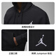 Jordan Men's Hooded Jacket Jordan Embroidered Logo Plus Velvet ESS Warm Sportswear FJ7772-010 Black XL