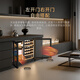 Bacchus YC-150 red wine cabinet 87cm high embedded seamless 51 bottles thermostatic cabinet multi-function constant humidity wine cabinet air-cooled frost-free double-door home living room kitchen cabinet first-class energy efficiency-dual temperature side light strip-wine cabinet 150L