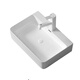 JOMOO (JOMOO) nouveau modèle officiel de lavabo de maison, lavabo au-dessus du comptoir, lavabo mural rectangulaire, lavabo en céramique, lavabo simple de salle de bain, 4837 modèles, 48*37*14 cm, offre spéciale