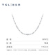 Xie Ruilin (TSL) platinum necklace simple Pt platinum plain chain women's clavicle chain BF472 platinum necklace (about 5.0g)