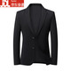 BOSS spring and autumn lightweight men's suit tops high-end business casual suit jacket men's single suit no ironing No. 1608 2XL 185 suitable for 150-165 Jin Jin equals 0.5 kg