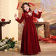 Disney (Disney) Girls New Chinese Style Princess Dress Winter 2026 New Year of the Horse New Year Clothes Children New Year Festive Clothes Red 150 Chinese Style New Year Clothes