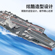 Large remote control aircraft carrier model can be launched into the water to simulate large warship combat boys electric children's toy boat Fujian ship simulated remote control aircraft carrier