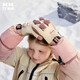 Kocotreekk tree children's ski gloves waterproof warm thickened boys and girls five-fingered snow gloves outdoor pink M