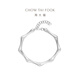 Chow Tai Fook G&W Series Bamboo PT950 Platinum Bracelet for Gift PT164092 16.25cm