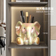 Yingsen Little Elephant Cartoon Creative Cute Office Desktop Decoration Light Luxurious High-end Children's Room Decoration for Boys and Girls Little Elephant Pen Holder Storage Ornaments-Primary Color