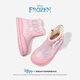 Disney Children's Shoes Girls Boots Autumn and Winter Little Girls Princess Boots Plus Velvet Short Boots DF1121 Pink 30