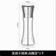 Four Seasons Muge (MICOE) kitchen grinder 304 stainless steel high borosilicate glass bottle peppercorn pepper freshly ground household seasoning artifact stainless steel grinder high one pack