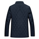 BOSS autumn and winter thin jacket cotton coat 2025 new high-end brand business casual dad cotton coat coat lapel navy blue L 175 suitable for 125-140 Jin Jin equals 0.5 kg
