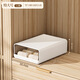 BREEINS underwear storage box underwear storage box drawer-type home compartment storage box under the bed wardrobe underwear bra large white 15 grid-sock box
