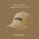 Four seasons sun protection peaked hat for men and women, deepened and widened to show face, small soft top hat, Korean style trendy baseball cap, khaki color, one size fits all (-cm), adjustable head circumference