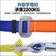 Qian'an new national standard European-style full-body five-point safety belt for high-altitude construction construction anti-fall safety belt safety belt single large hook lanyard 2 meters