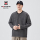AEMAPE American Apple American retro 360g heavy cotton sweatshirt men's autumn new knitted striped sea soul sweater Henry Brown M 100-120Jin Jin equals 0.5 kg