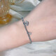 CHINA GOLD platinum bracelet pt950 abacus beads as birthday gift for girlfriend, about 7.78g
