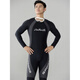 He Jiagong's new swimsuit men's one-piece large size 200Jin Jin is equal to 0.5kg long-sleeved trousers sun protection diving surfing suit swimsuit for men Picture L