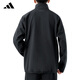 Adidas men's trendy training running stand collar casual sports outdoor windproof jacket KG8970 L